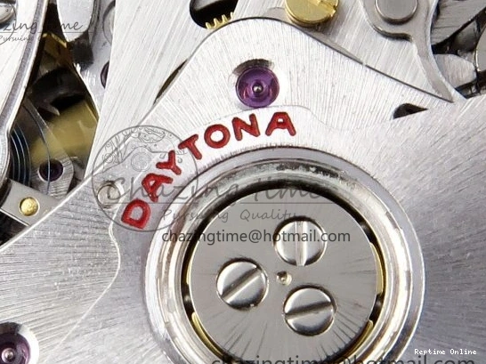 0401 Minimalist DAYTONA 116518 APSF 1:1 BEST EDITION WHITE DIAL ON OYSTERFLEX RUBBER STRAP SH 1781